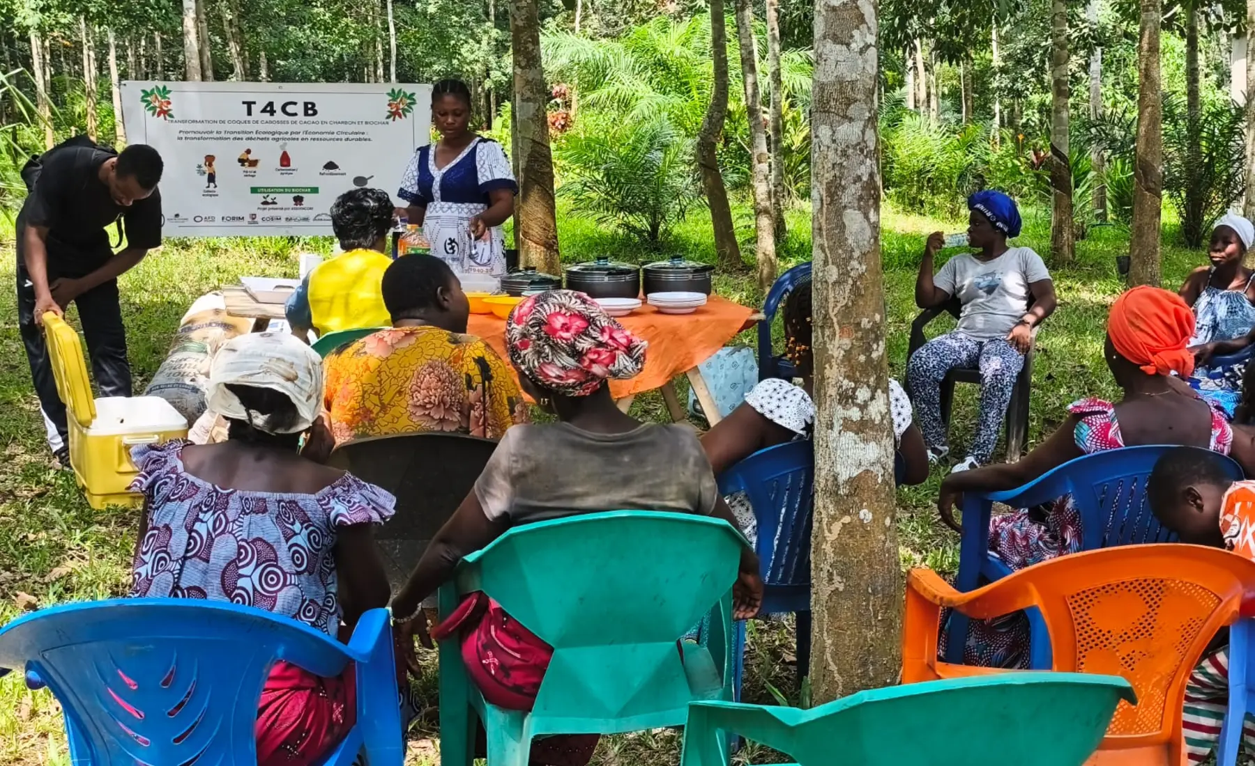 Séance collective organisée dans le cadre d’une action de formation