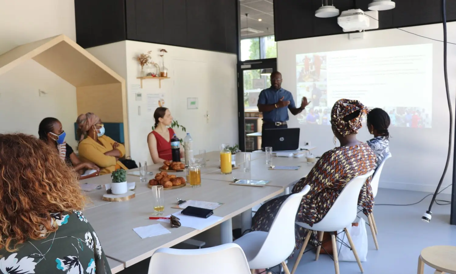Temps de travail collectif autour d’une présentation
